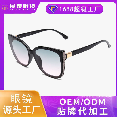 网红ins复古方形墨镜女圆脸显瘦太阳镜个性街拍防紫外线男士眼镜